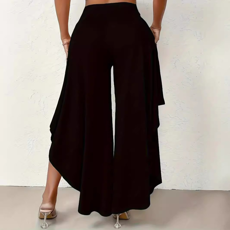 Moteriškos elastingos, aukštu juosmeniu, liekninančios, sportinės, pilvą pakeliančios laisvalaikio kelnės, skirtos tarpvalstybiniam sprogimui ir dideliam dydžiui.