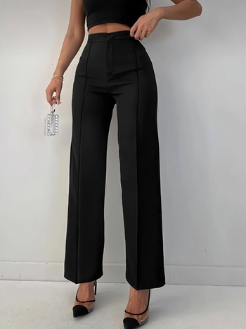 Seksikas elegantne seksikas kevad-suvepidu asümmeetriline naiste pükskostüüm