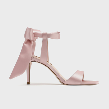 Pavasario ir vasaros CHAOKE2025 naujo stiliaus elegantiškos aukštakulnės basutės su kaspinu ir dirželiu, atviros nosies, kvadratinės nosies, aukštakulniai