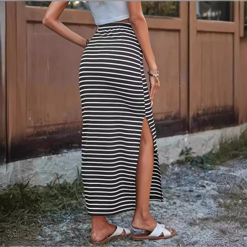 2024 Amazon Aliexpress prugasta suknja ležerna uska ženska suknja