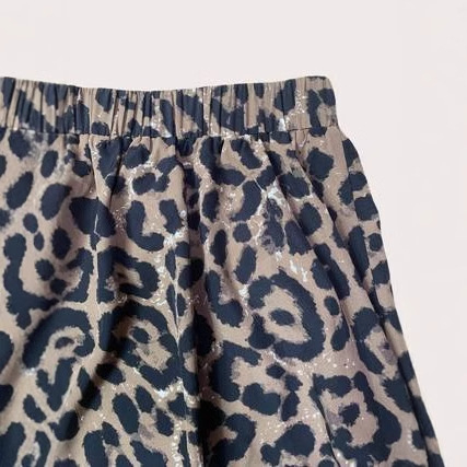 Amazon prekogranična ženska odjeća europske i američke marke, vruće prodavana ležerna, trendi suknja s printom A-kroja, leopard print, seksi suknja s prorezom