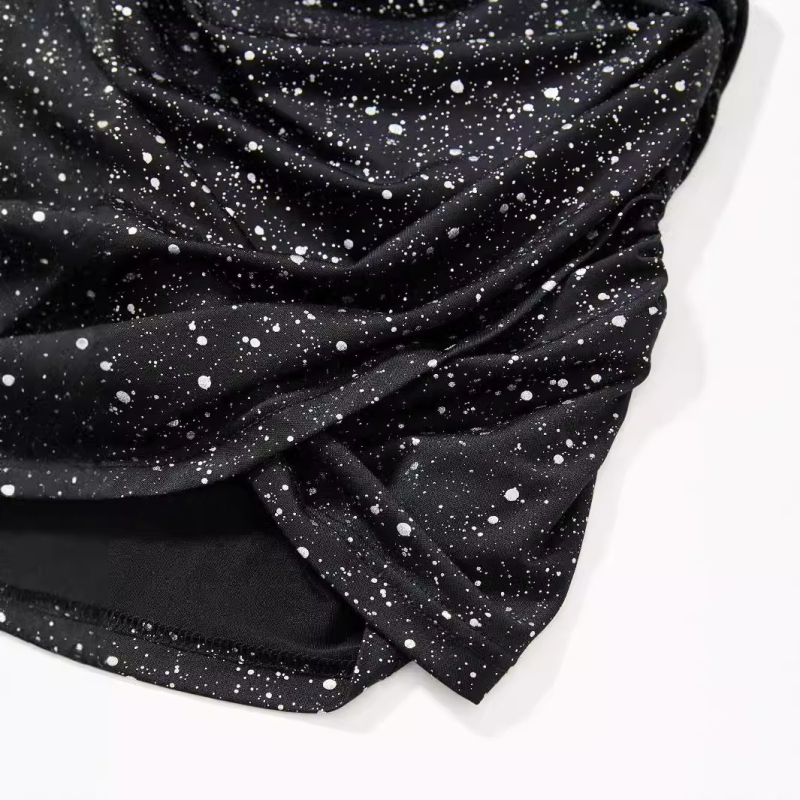 Amazon na zalihi Xiyin Temu Europska i američka modna uska seksi midi suknja sa zlatnim žigom, velikom suknjom i visokim strukom za efekt mršavljenja