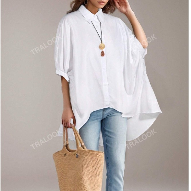 2024 m. rudens „Amazon“ nauji korėjietiško stiliaus plius dydžio apkūnių merginų laisvi moteriški marškinėliai su dolmano rankovėmis.