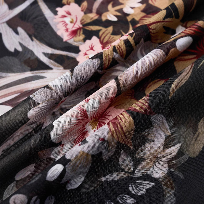 Europska i američka ženska odjeća za vanjsku trgovinu, Amazon Explosions, prekogranična šifonska seksi bluza od perspektive, šifonska košulja