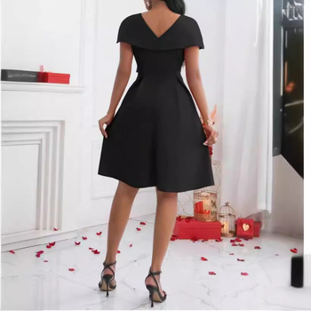 Amazon prekogranična eaby europska i američka odjeća seksi duboki V izrez seksi A-kroj velika swing afrička haljina večernja haljina