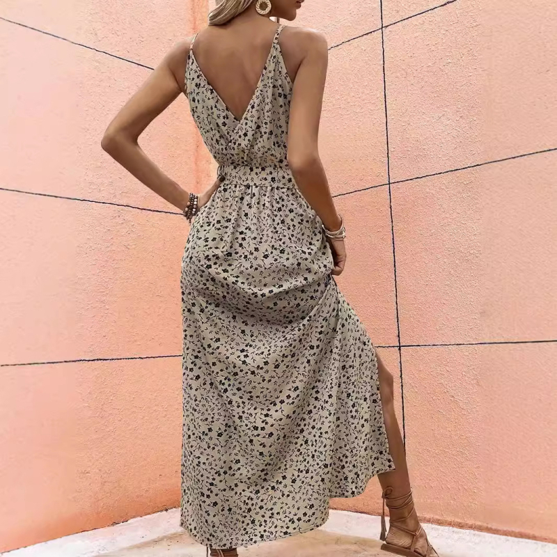 2024 Europska i američka prekogranična ženska ljetna nova seksi čipka s leopard printom i otvorenim leđima