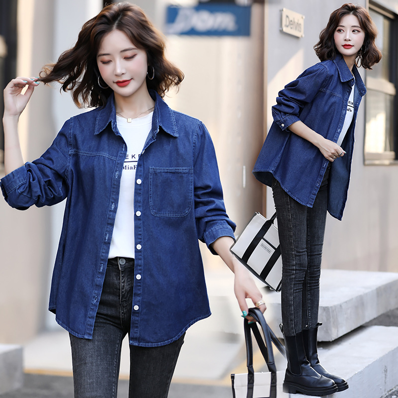 Traper košulja za žene jedinstvenog dizajna, tanka majica dugih rukava, nova vintage ležerna jakna za žene iz 2025., proljetna sezona