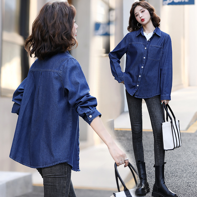 Traper košulja za žene jedinstvenog dizajna, tanka majica dugih rukava, nova vintage ležerna jakna za žene iz 2025., proljetna sezona