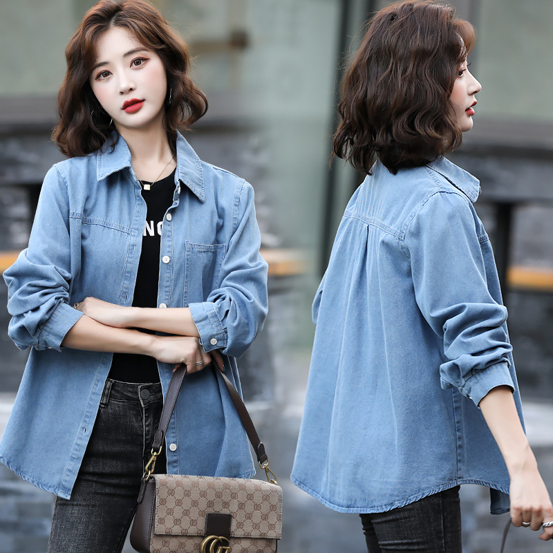 Traper košulja za žene jedinstvenog dizajna, tanka majica dugih rukava, nova vintage ležerna jakna za žene iz 2025., proljetna sezona