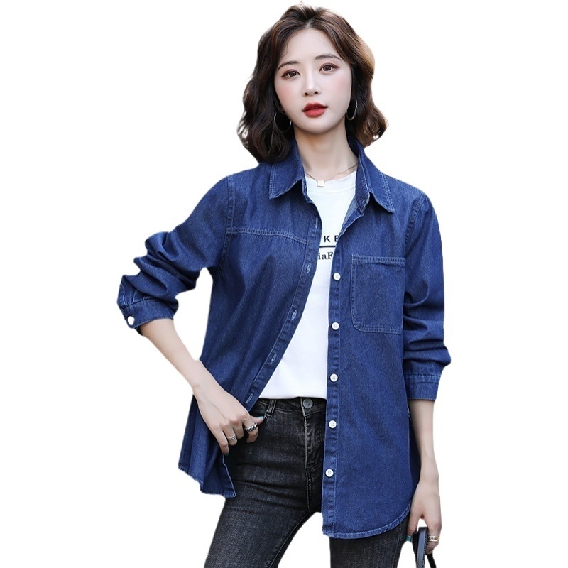 Traper košulja za žene jedinstvenog dizajna, tanka majica dugih rukava, nova vintage ležerna jakna za žene iz 2025., proljetna sezona