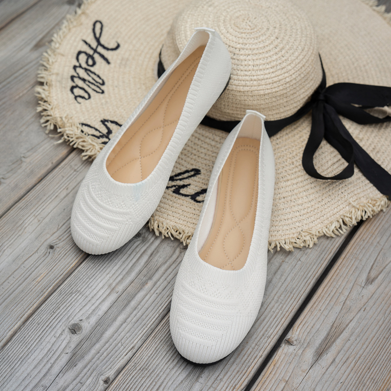 36-43 Velika veličina 2025 Nove velike ravne cipele s okruglim vrhom, udobne ravne cipele Doudou, ležerne ženske cipele su udobne i svestrane