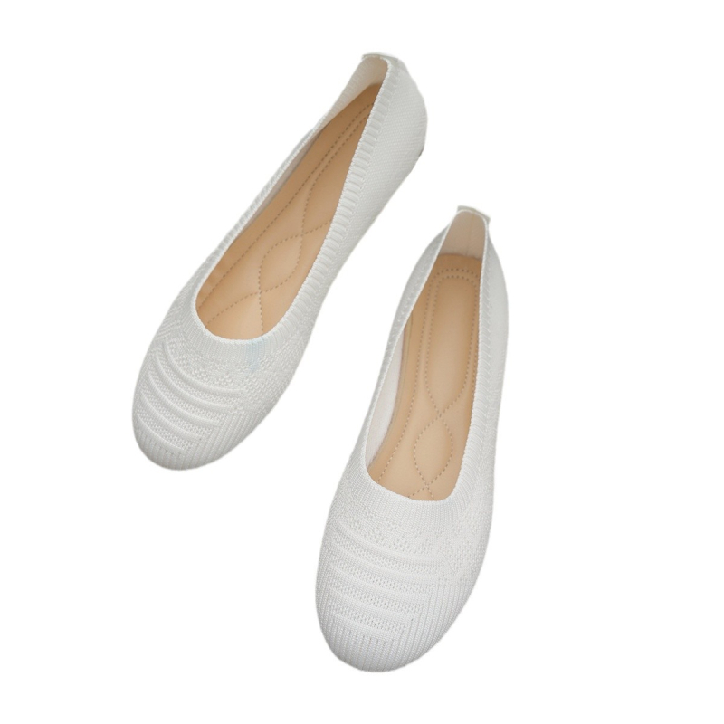 36-43 Velika veličina 2025 Nove velike ravne cipele s okruglim vrhom, udobne ravne cipele Doudou, ležerne ženske cipele su udobne i svestrane