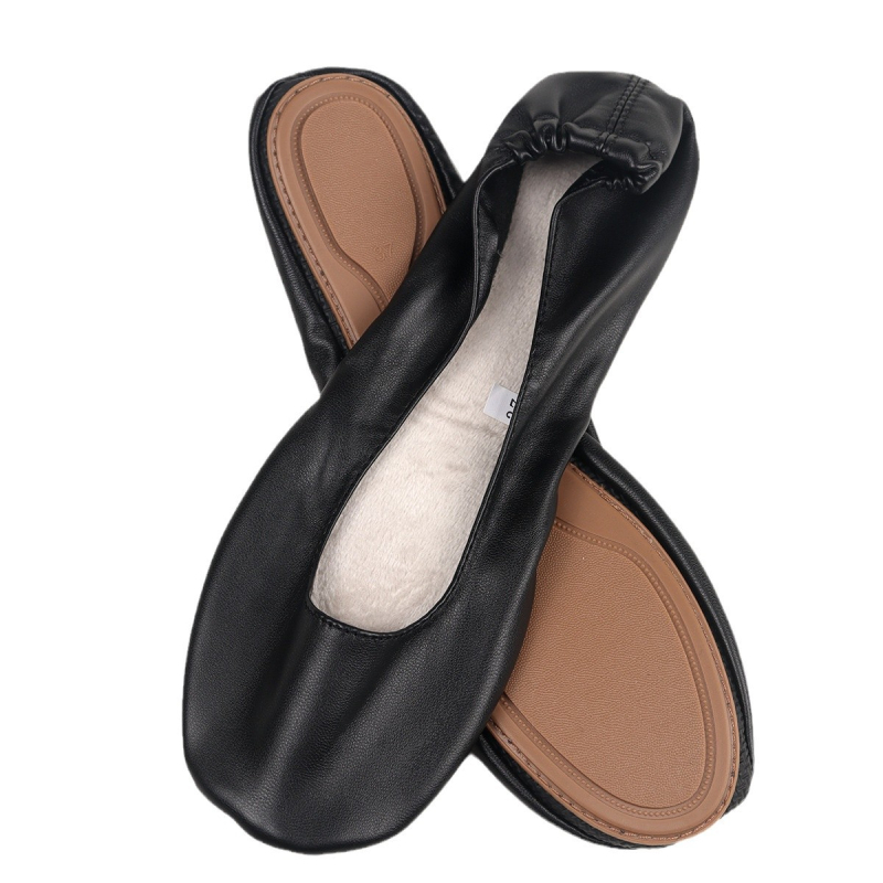 2024 m. paprasti, laisvalaikio, elegantiški, aukščiausios klasės, minkšti ir patogūs, užmaunami moteriški plokščiapadžiai šokių bateliai