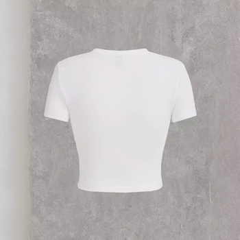 Nauji Europos ir Jungtinių Valstijų tarpvalstybiniai „Amazon“ marškinėliai su užrašu ant bambos trumpomis rankovėmis.