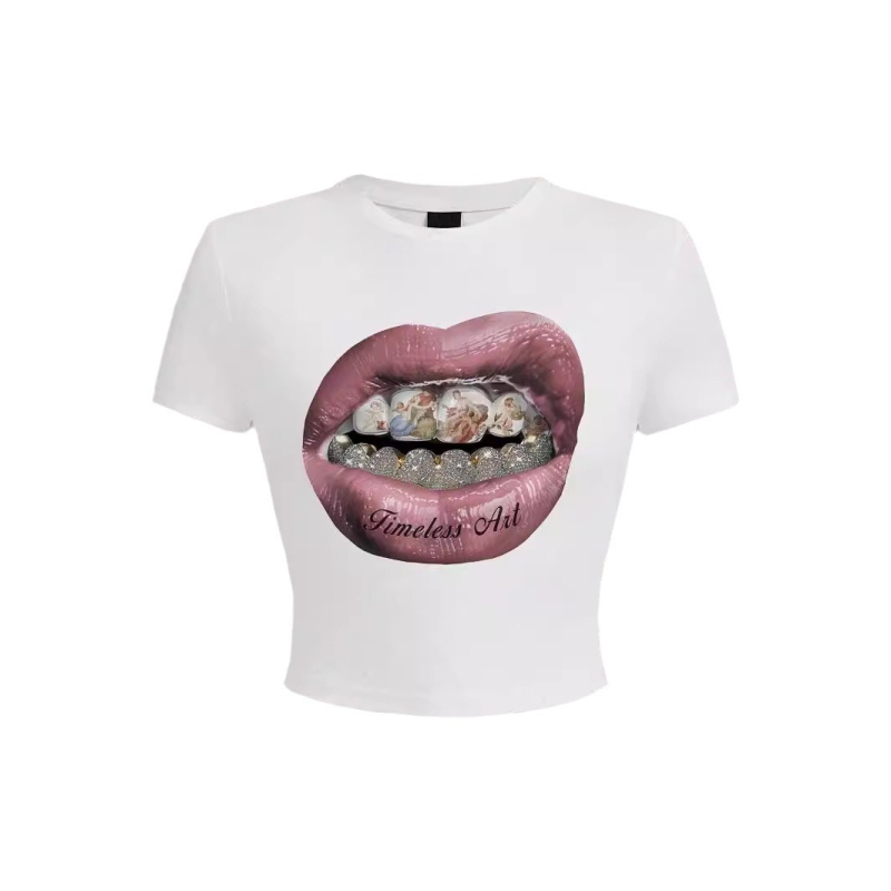 Nauji Europos ir Jungtinių Valstijų tarpvalstybiniai „Amazon“ marškinėliai su užrašu ant bambos trumpomis rankovėmis.