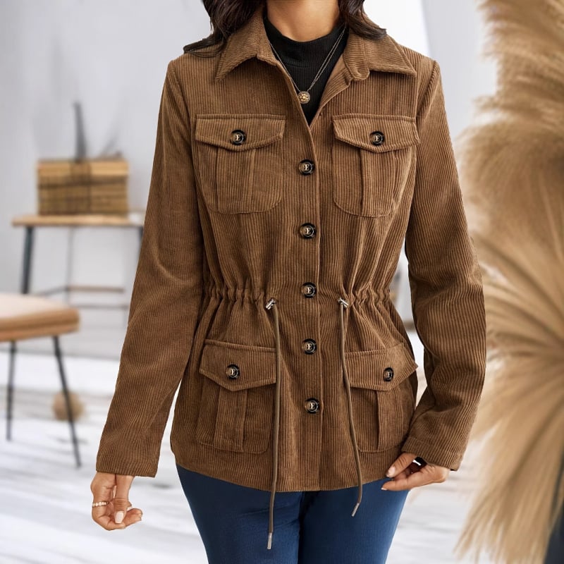 Jachetă casual din poliester pentru femei, culoare uni, material țesut, cu papion, din material transfrontalier Amazon European și American