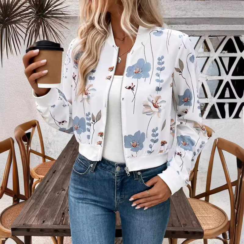 2024. aasta suvine vabaajapuhkus taimeõitega lühike mantel Euroopas ja Ameerikas Amazoni naiste jakkide tootjate hulgimüük