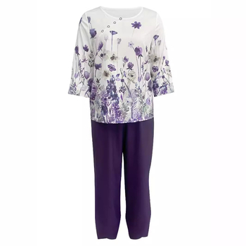 2024. aasta TEMU sõltumatu jaama moodne vabaaja naiste trükikostüüm hulgimüügis laos