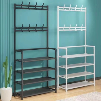 Lihtne kingariiul mitmekihiline integreeritud hoiuriiul ühiselamu ukseava kingariiul multifunktsionaalne põrandariiul kinga- ja mütsiriiul