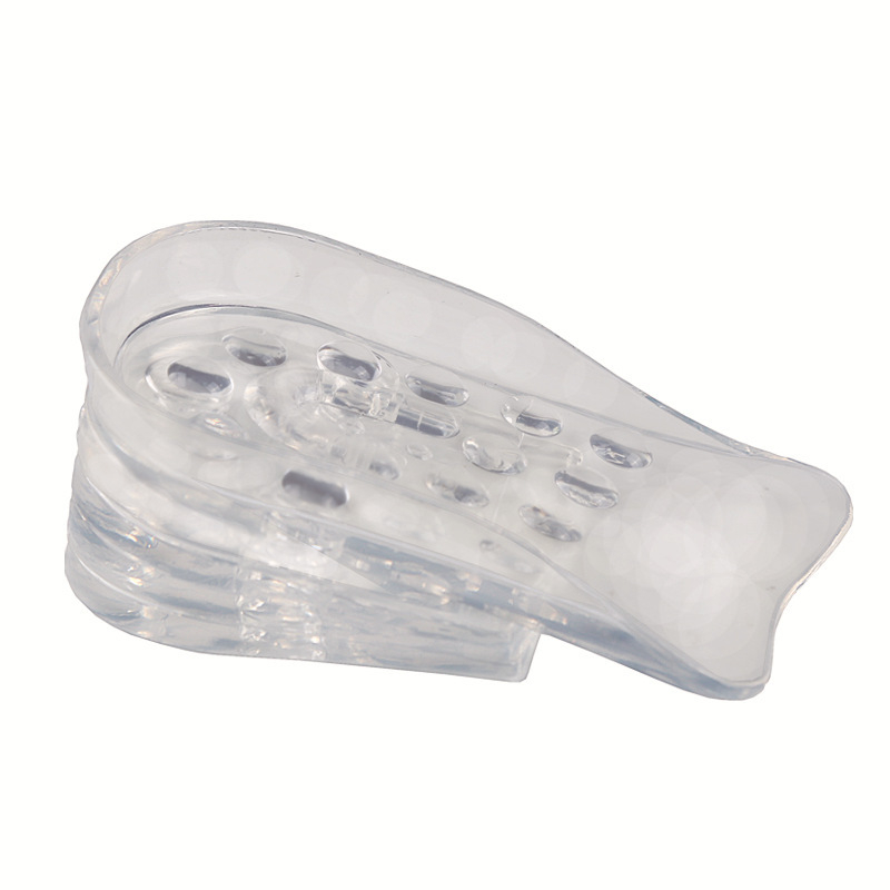 Permatomas penkių sluoksnių audinys, leidžiantis reguliuoti vyrų ir moterų aukštį. Nematomas paminkštinimas su puse pagalvėlės. Kulno pagalvėlė.