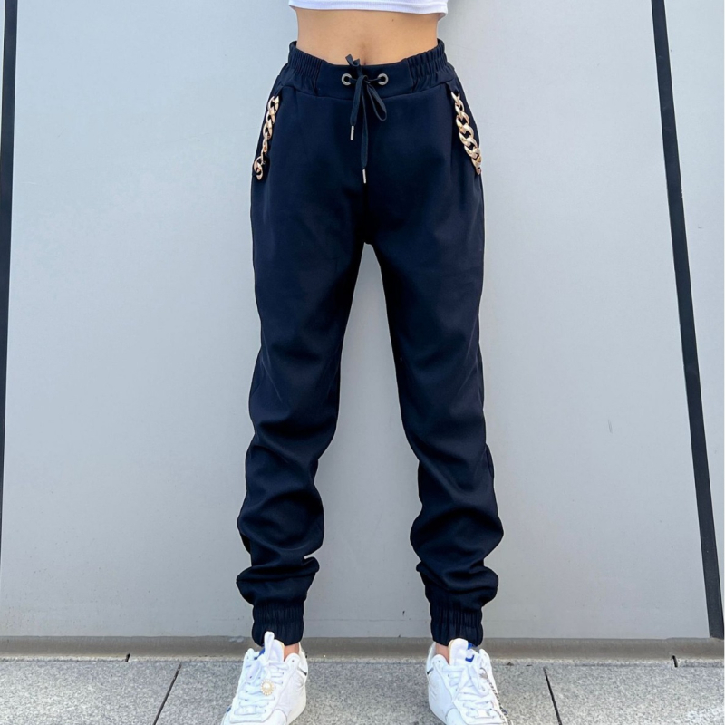 Na zalihi trenirke, europske i američke ženske hlače u stilu high street, kombinezoni, y2g sportske hlače s odvojivim lancem, ležerne hlače s vezanjem po gležnjevima