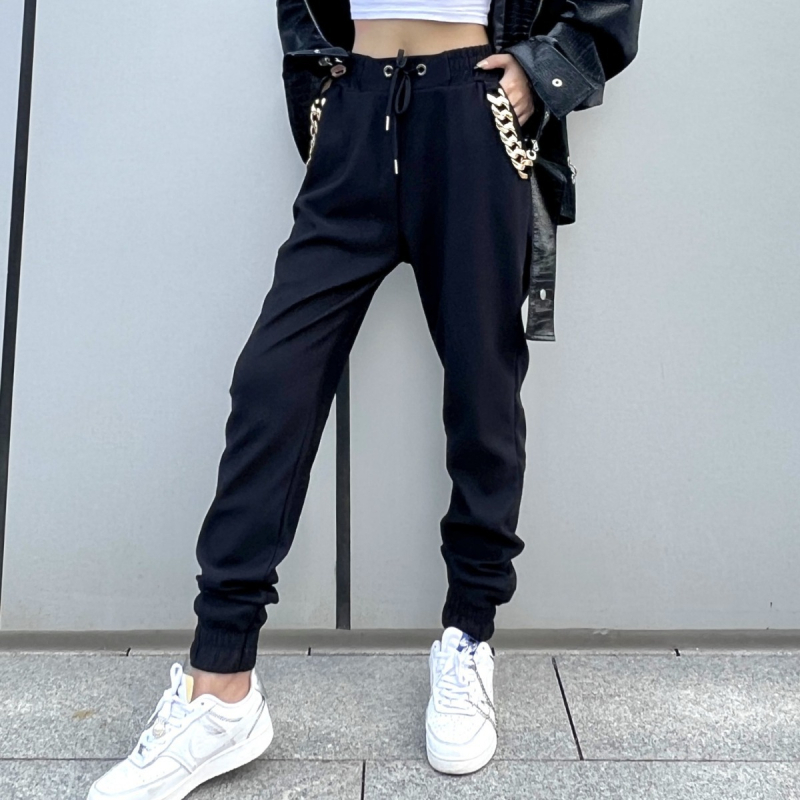 Na zalihi trenirke, europske i američke ženske hlače u stilu high street, kombinezoni, y2g sportske hlače s odvojivim lancem, ležerne hlače s vezanjem po gležnjevima