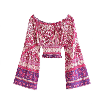 2025. aasta kevad- ja suvekuum soodusmüük, uus Euroopa ja Ameerika stiilis geomeetrilise mustriga ülaosa, kõrge vöökohaga, laiade jalgadega püksid, kaheosaline komplekt