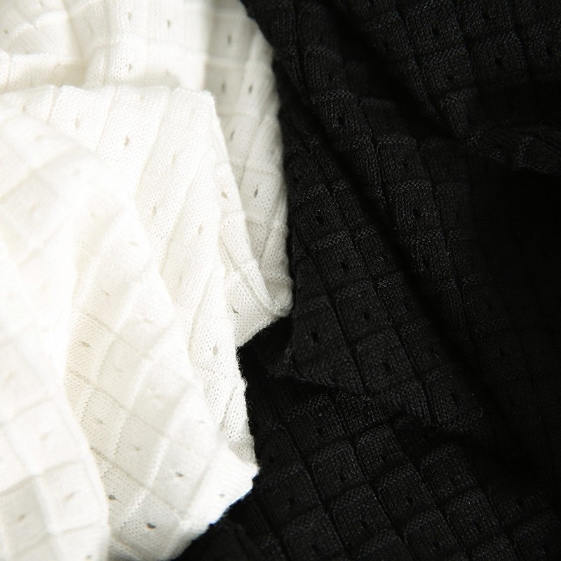 Chanel stil ledeno svilene pletenine za žene, ljeto 2023., nova vrhunska modna majica kratkih rukava, ženska tanka odjeća u japanskom stilu