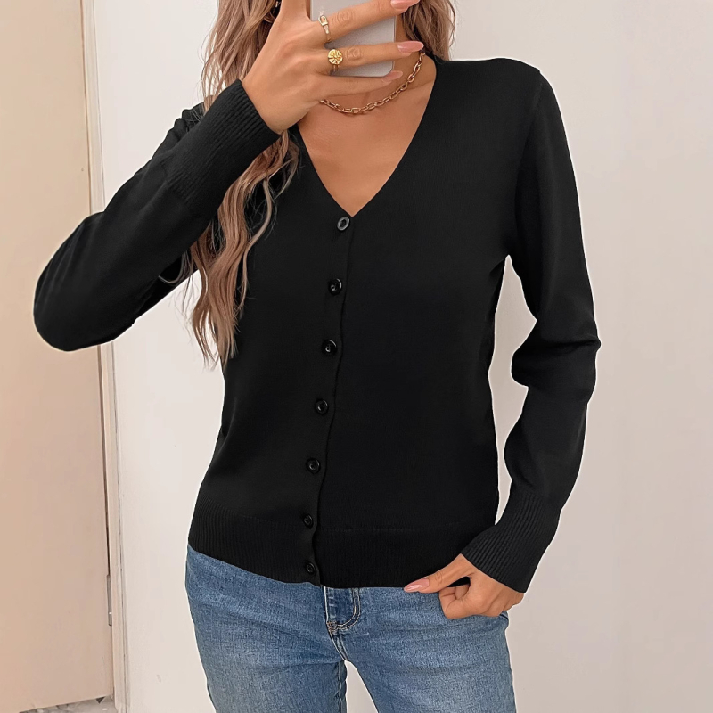 2024 m. „Amazon“ tarpvalstybinė elektroninė prekyba, naujas megztas vienaeilis laisvalaikio tingus grynas juodas paltas, Europos ir Jungtinių Valstijų nepriklausoma stotis