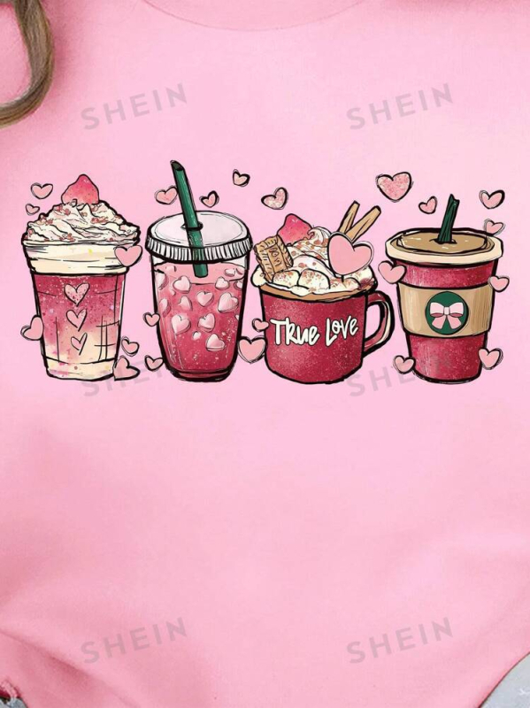 Gyári nagykereskedelmi italmintás alkalmi kerek nyakú pulóver európai és amerikai poliészterből