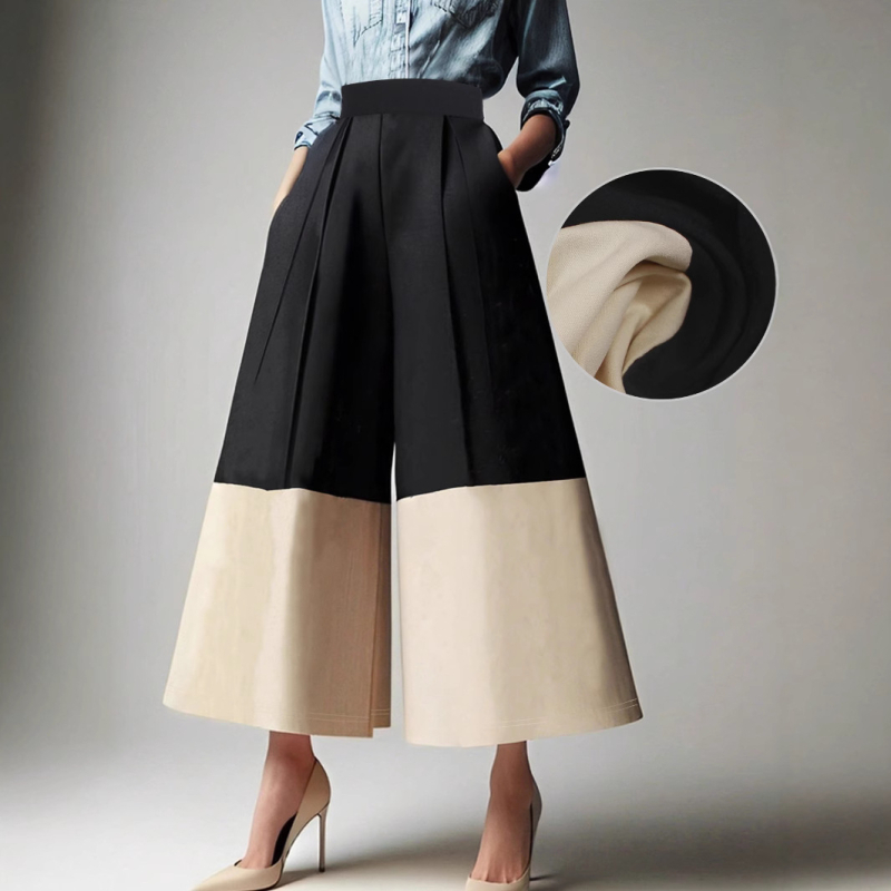 Prekogranične Amazon europske i američke ženske modne ležerne šavove visokog struka za mršavljenje širokih hlača