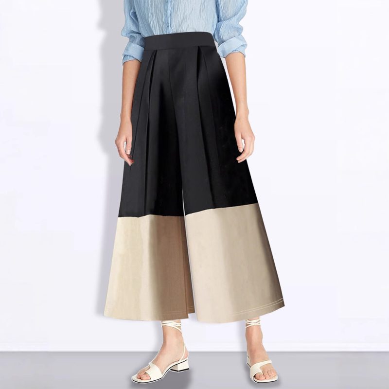 Prekogranične Amazon europske i američke ženske modne ležerne šavove visokog struka za mršavljenje širokih hlača