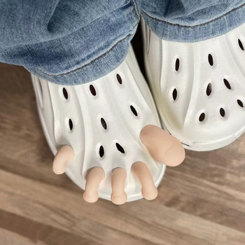 Kūrybinė imitacija, pėdos skylė nykščiui, batai, „pasidaryk pats“, aksesuarai, kryžius, dekoratyviniai batai, gėlė, asmenybė, juokingi, šlepečių aksesuarai