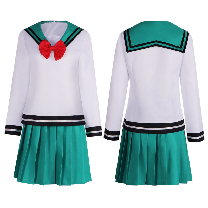 Qi Mu Nanxiong katastrofu kostīms parāda Qiao Xinmei sekundāro formas tērpu sieviešu svārku cosplay Helovīna uzstāšanās kostīmu