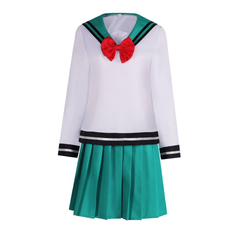 Qi Mu Nanxiong katasztrófa kosztümje Qiao Xinmei másodlagos egyenruháját, női szoknyáját és Halloween-előadásruháját mutatja be