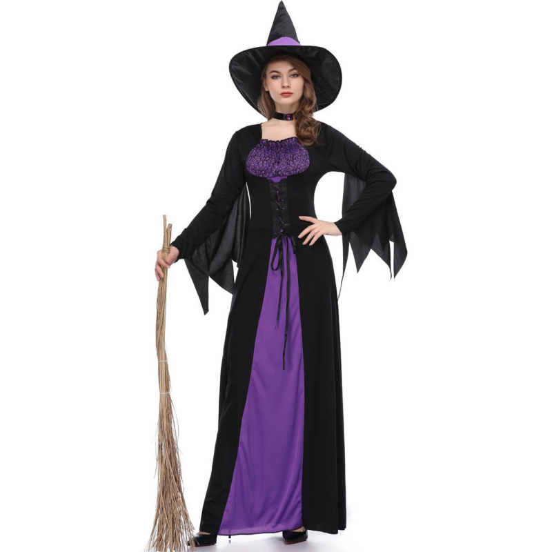 S-XL Halloween Jelmez Boszorkányerem Boszorkánylány Varázslatos Lány COSplay COS Jelmez