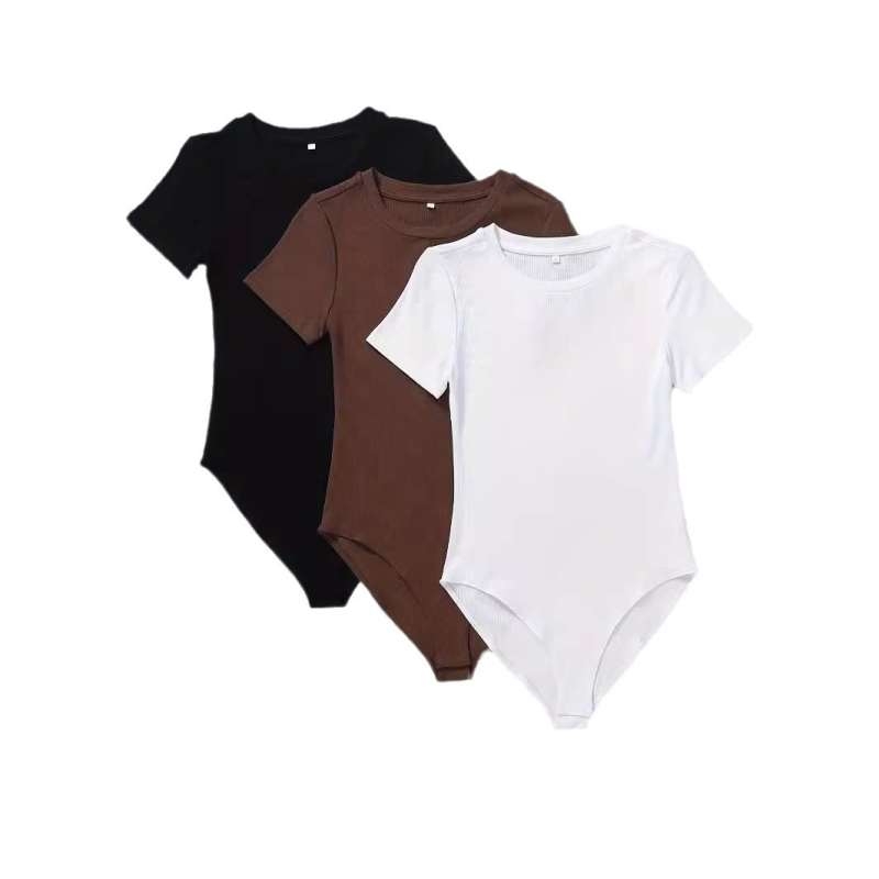 Moteriškas plonas, apvalios iškirptės megztinis su užsegimu, plonas ir apatinis trikotažas, 2024 m. rudens srieginis kombinezonas su plonomis juostelėmis, aptemptas