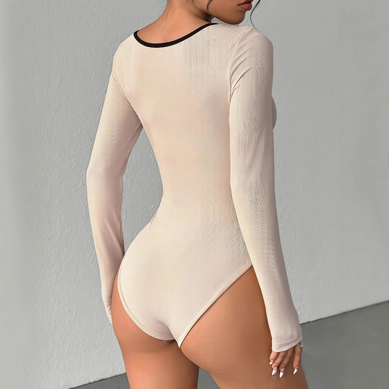 raktáron 2025 Amazon AliExpress Független Állomás Európa és Amerika Határokon átnyúló Környakú, Masni Színblokkos Hosszú Ujjú, Junction