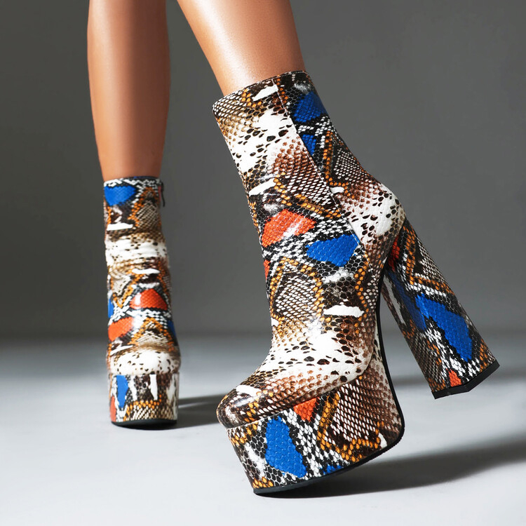 Britiško stiliaus aukštakulniai ploni moteriški super populiarūs retro stiliaus universalūs rudens ir žiemos super aukštakulniai aulinukai iki blauzdų, platforminiai, storo kulno trumpi aulinukai