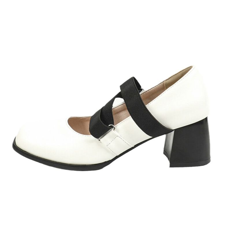 2024 őszi, határokon átnyúló, vastag sarkú cipők, plusz méret, 40-47 yard, külkereskedelmi, határokon átnyúló női cipők