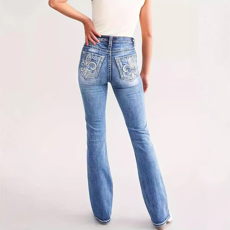 2024 Új, határokon átnyúló, Amazonon népszerű európai és amerikai 80009#-es új női hímzőelemekkel ellátott, karcsúsított, minden mérkőzésre alkalmas, hétköznapi viselet