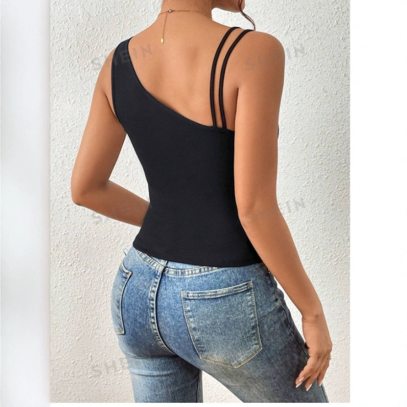 Gamyklos sandėlyje naujas didmeninės prekybos užsienio prekyba „Amazon“ karštas asimetrinės iškirptės švarkas su dirželiu maža liemenė