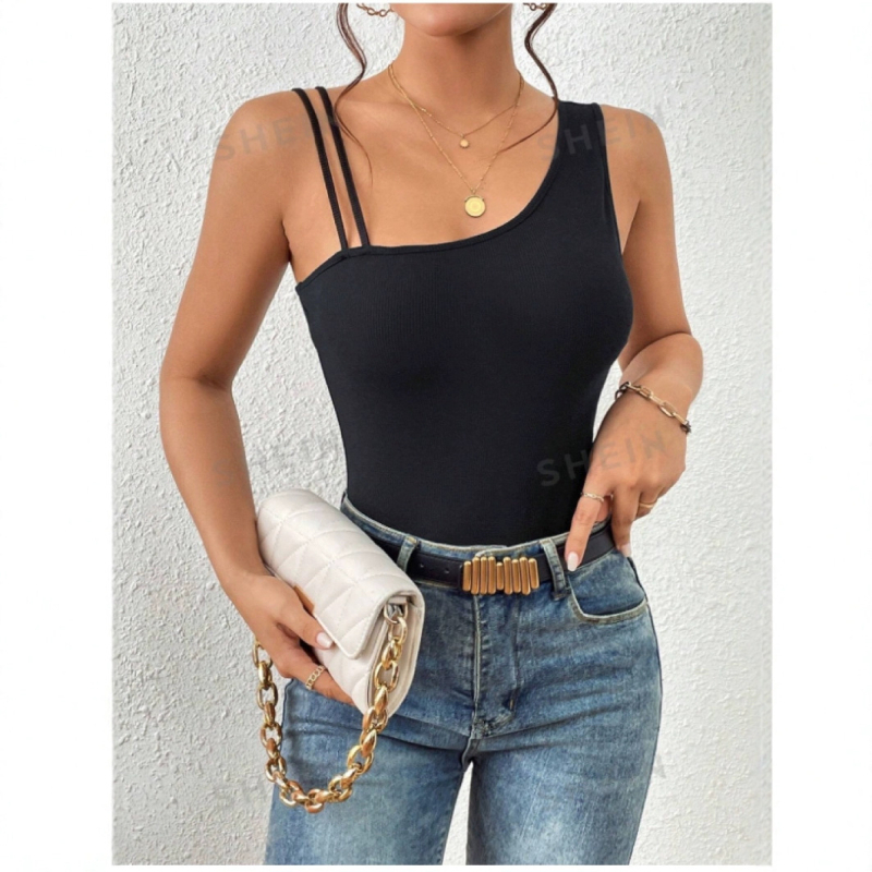 Gamyklos sandėlyje naujas didmeninės prekybos užsienio prekyba „Amazon“ karštas asimetrinės iškirptės švarkas su dirželiu maža liemenė