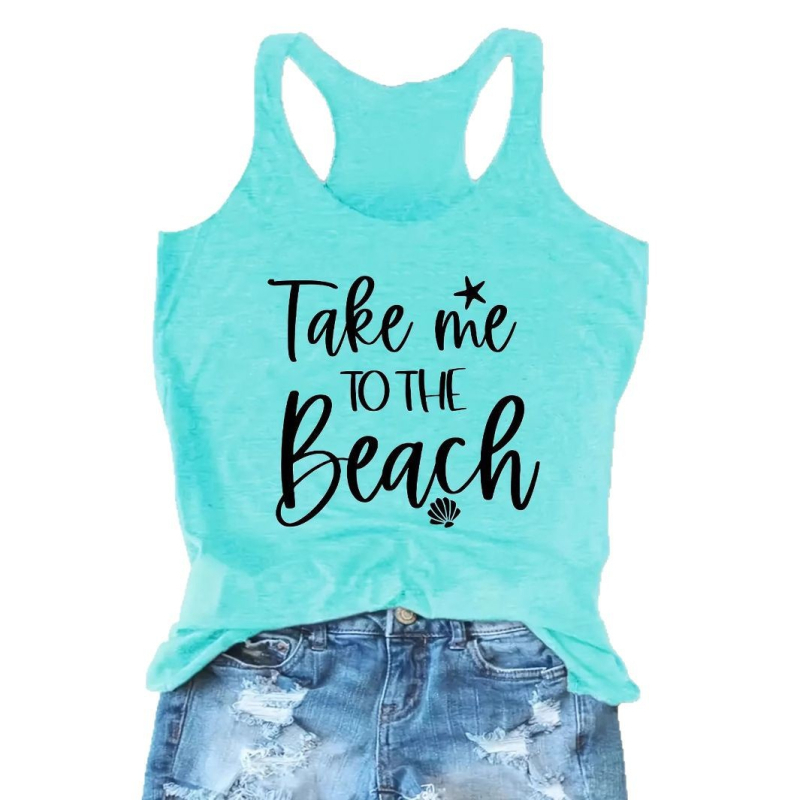 Amazon európai és amerikai divatos betűnyomtatású robbanásszerű kerek nyakú mellény