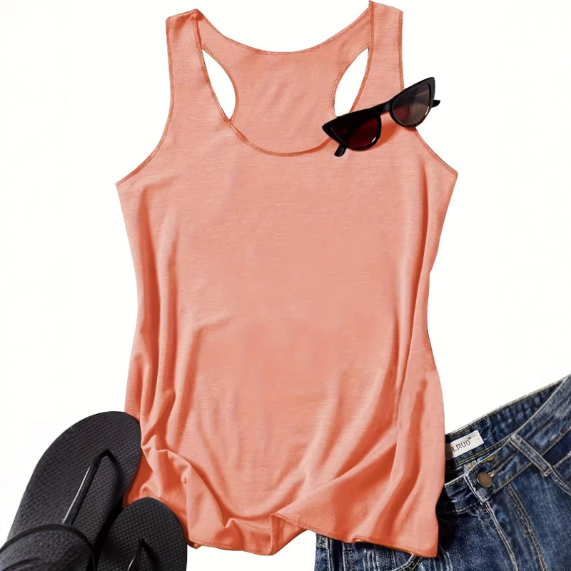 Amazon egyszínű tankair európai és amerikai Spice Girls feszes, magas elasztikus, négyzet alakú gallérral ellátott, I alakú mellény női ujjatlan fitnesz mellény