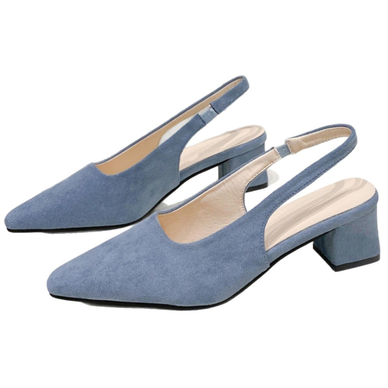 Magas sarkú női szandál, női 2025 nyári új koreai divat, Baotou, sekély szájú, gyönyörű női szandálok nagykereskedelemben