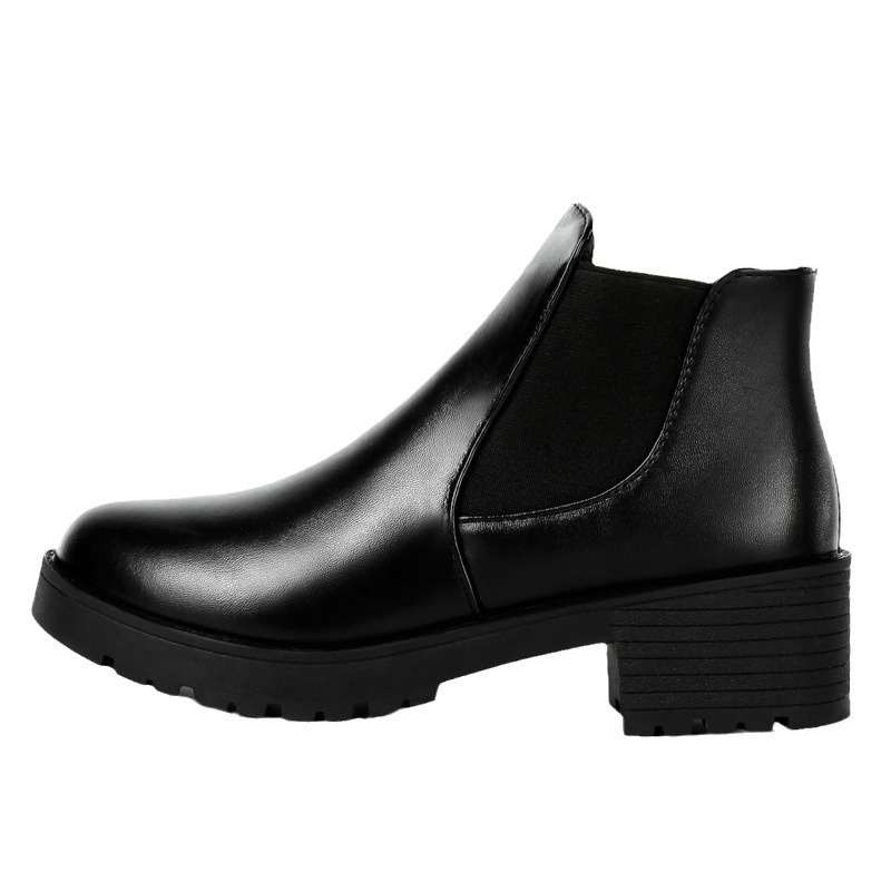 2025. aasta uued stiilid fliisvoodriga puuvillased saapad, paksu tallaga tudengitele mõeldud Briti stiilis Martin-saapad, lameda tallaga Martin-saapad naistele hulgimüügist