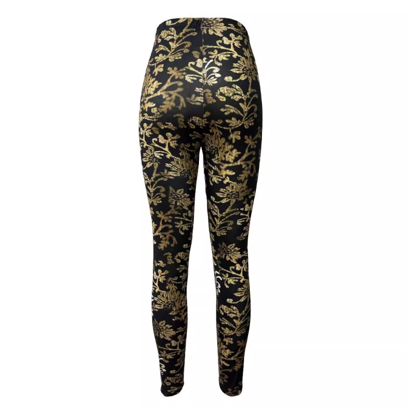 2024 Amazon export európai és amerikai nyomtatott rugalmas feszes leggings