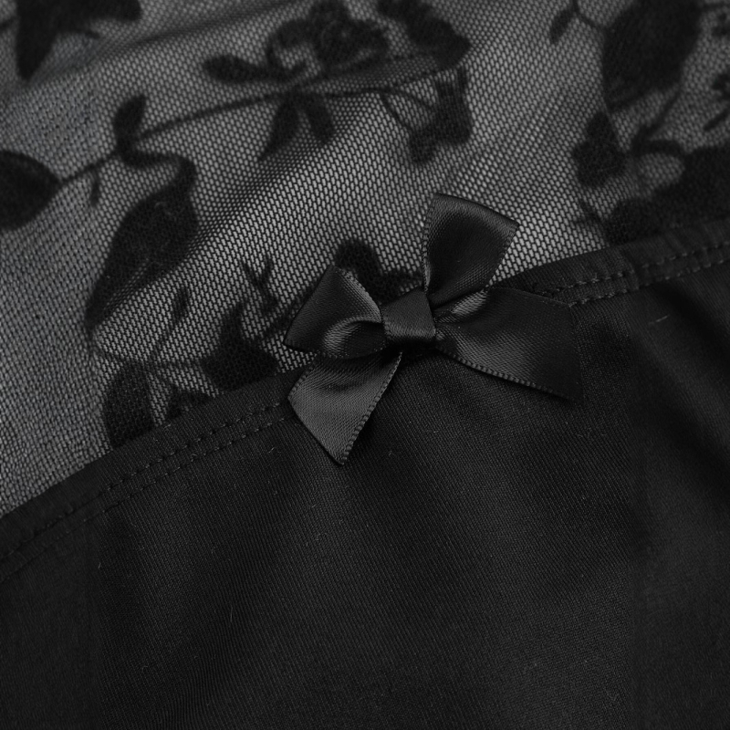 Határokon átnyúló, 2025-ös új, csipkevarrásos, temperamentumos, szexi hálós, hosszú ujjú felső, európai és amerikai stílusú póló