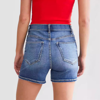 Európai és amerikai határokon átnyúló nyári új női lezser, feszes rövidnadrág, farmernadrág, női farmernadrág